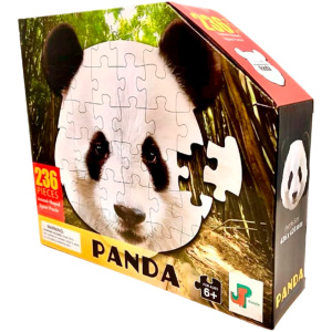 Контурный пазл  /Панда, 236 детал., 6+  Размер собранного пазла 42 х 43,6см (арт.88662)