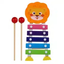 Ксилофон, дерево, металл, 19x9см, 8 дизайнов (10702070/250825/5295234, Китай)