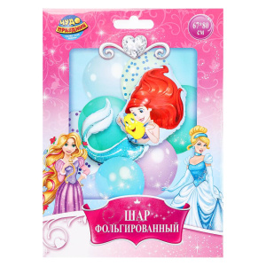 Шар фольгированная фигура русалочка 67*80 см ЧУДО ПРАЗДНИК в кор.525шт