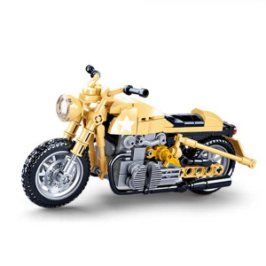 Конструктор пластиковый Sluban /Военный мотоцикл/(223 детали) ( Арт. M38-B0959)