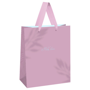 Пакет подарочный 18*23*10см MESHU /Twigs/,  матовая ламинация