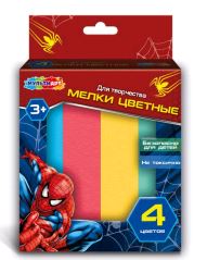 Асфальтовые мелки, 4 шт спайдер МУЛЬТИ АРТ в кор.48наб
