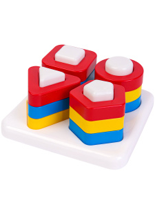 Сортер-пирамидка Формы и цвета (ПЭТ) (Арт. И-6762)