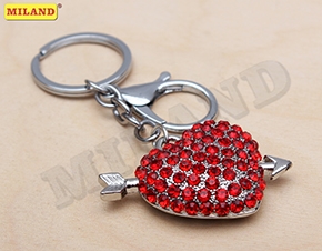 Брелок /Сердце/ (3,5*5 см) Т-2454