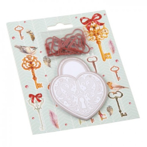 Канцелярский набор: бумага для заметок с клеевым краем, 30 листов; скрепки из черного металла с ПЭТ 