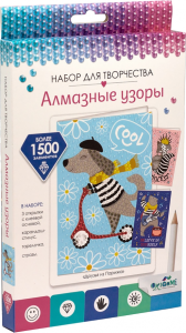 Алмазные узоры. Н-р открыток 3шт в коробке. Друзья из Парижа. Арт.07506