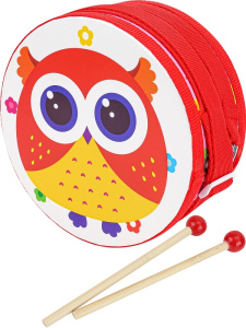 Деревянная игрушка. Барабан 14,5см (в пакете) ( Арт. И-2539)