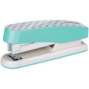 Степлер №24/6, 26/6 Berlingo /Silk Touch/, до 20л., пластиковый корпус, мятный H2027 (10702070/07052