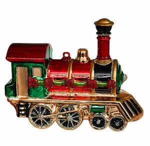 Паровозик /Счастливого пути/ (стекло) 11х5,5х9,5 см