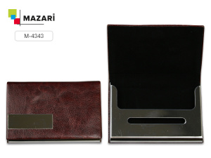 Визитница CROSS, 9.5 х 6.5 см, на магните, ассорти 2 цвета