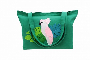 5015 Сумка Шопер  (зеленая)