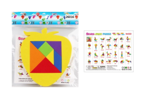 Танграм. Состав: Танграм - 7 элементов, подложка. Материал: ЭВА. Элементы питания: нет. Индивидуальн