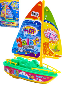 Катер (19 см) /Яркая яхта 2/ (бат. 2*AA не в компл.) цвет микс в блистере (арт. 1683914)