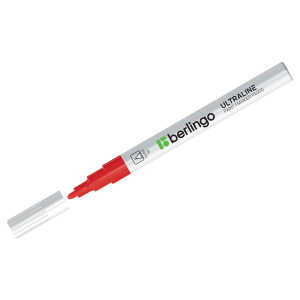 Маркер-краска Berlingo /Uniline PA200/, 2мм, красная, нитро-основа (10702070/141024/5082181/1, Китай