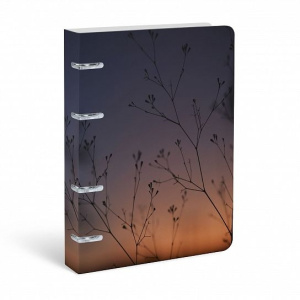 Тетрадь со см.блоком 120 л. А5 кл. на кольцах Schoolformat ТЕКСТОВЫЙ ПЕЙЗАЖ тв.обл. нет, гл.лам.