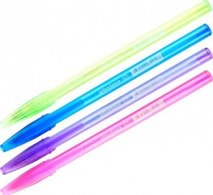 Ручка шариковая OfficeSpace /LC-Tone/ синяя, 0,7мм, корпус ассорти, штрих-код BPBU_52503