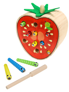 Рыбалка деревянная магнитная /Помидор/ (15х14х7,5 см) в коробке (арт. ИД-5551)