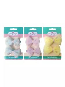 Набор резинок, бантики /Блесточки/ 2 шт., 6 см.