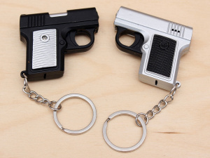 Брелок  Пистолет, кратно 12 шт (со светом и звуком) Т-9739