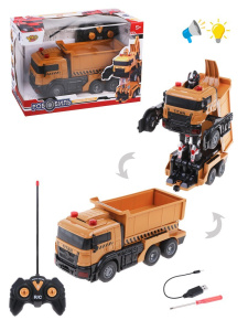 Машина-робот радиоуправляемый, в комплекте аккумулятор, USB шнур, батарейки AA*2шт не входят