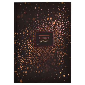 Ежедневник недатированный DIARY арт. 61461 ЗОЛОТЫЕ КАПЛИ / А5, 80 л., твёрдый переплёт, полноцветная