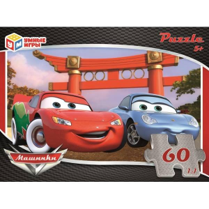 Роботы-поезда. Пазлы классические в коробке. 60 деталей. 190х141х35 мм. Умные игры  в кор.24шт