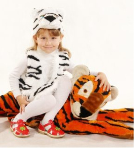 Костюм Тигр (гол. убор,жилет,юбка)