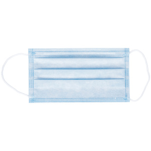 Маска медицинская, набор 50шт. одноразовая OfficeClean 3-х сл. с носовым фиксатором на резинках, пак