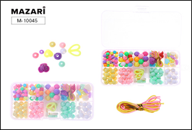 Набор бусин для творчества, ПВХ-упаковка