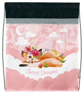 Мешок д/обуви Schoolformat CUTE FOX 42х34 см д/девочек