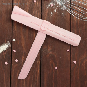 Шпатель кондитерский угловой 2 части 23,5х4,7х2,6 см 2957151 (10511010/110722/3094924, Китайская Нар