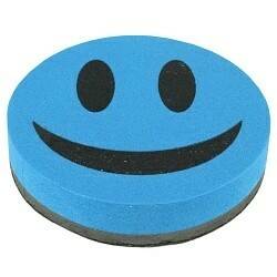 Губка-стиратель магнитная для маркерной доски /смайлик/ 9,3*2см