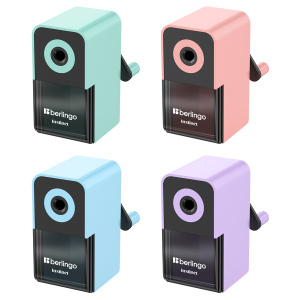 Точилка механическая Berlingo /Instinct/, цвета в асс., пласт. корпус, инд. упак. BM1265 (10702070/0