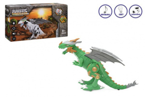 Игрушка /Динозавр/, на батарейках, свет/звук,  в коробке, ТМ /S+S/