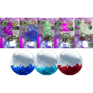 Шары воздушные с наполнением /перо/ 6720