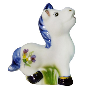 Сувенир ЛОШАДКА, 5 см, керамика, 1 шт. в пакете, керамика