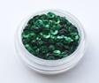 Пайетки круглы 3мм зеленые 2гр