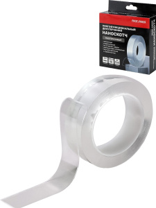 Двухсторонний наноскотч 1 шт / цветная коробка (СК-3060) 3м*3см*1мм, кратно 90