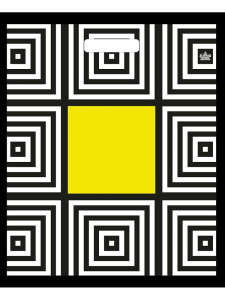 Пакет вырубной Желтый квадрат 45х38/60мкм н00293238