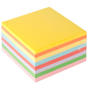 Блок для записи  90*90*55 мм. цветной