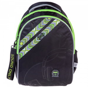 Рюкзак Hatber PRIMARY SCHOOL-Музыка- 37х26х17СМ полиэстер светоотраж. 2 отделения 1 карман и 1 потай