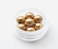 Бусины под жемчуг золото 8мм (2гр)