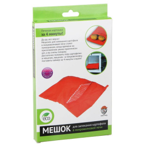 Мешок для запекания картофеля в микроволновой печи, 25x19,5см (10702070/240821/0265779/6, Китай)