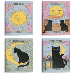Книжка зап. А6 98х140 мм 32 л. кл. LOREX TAROT мягк. обл. дизайн, soft touch, двойная обложка запеча