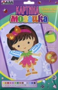 КАРТИНА МОЗАИКА /Фея/, объемная мозаика из EVA