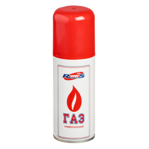 Газ универсальный RUNIS, метал.баллон (140 мл), 55 г, белый