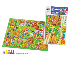 Бродилка в пакете /Три поросенка/ А3