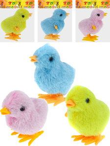 Заводная игрушка /Цыплёнок/ (8х4,5х6,5 см ) (цвет микс,в пакете) ( Арт. 2305112)