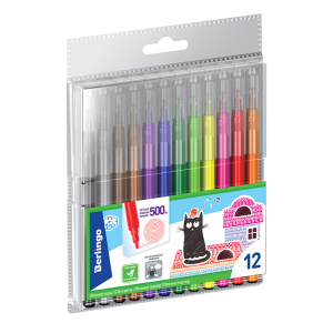 Фломастеры /Жил-был кот/ 12цв., блистер, европодвес WP00612 (10702070/170524/3178146, Китайская Наро