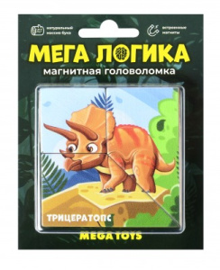 Магнитная головоломка по системе раннего развития /Трицератопс